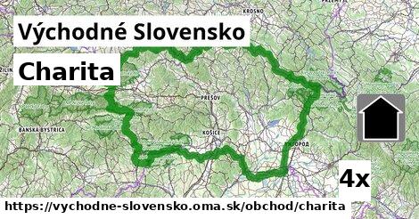 Charita, Východné Slovensko