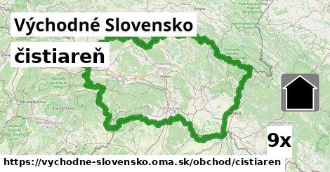 čistiareň, Východné Slovensko