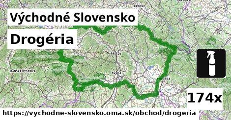 Drogéria, Východné Slovensko