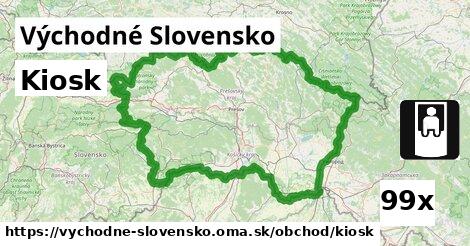 Kiosk, Východné Slovensko