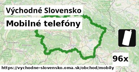 Mobilné telefóny, Východné Slovensko