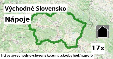 Nápoje, Východné Slovensko