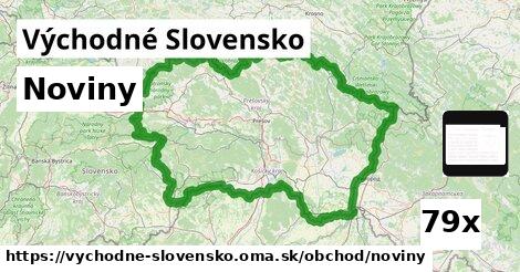 Noviny, Východné Slovensko