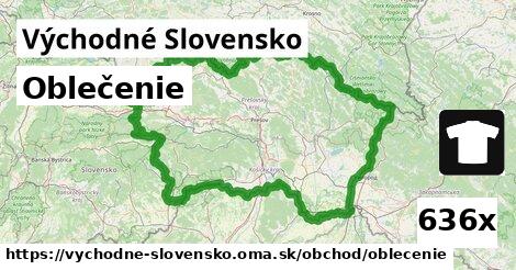 Oblečenie, Východné Slovensko