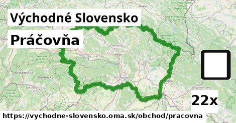 Práčovňa, Východné Slovensko