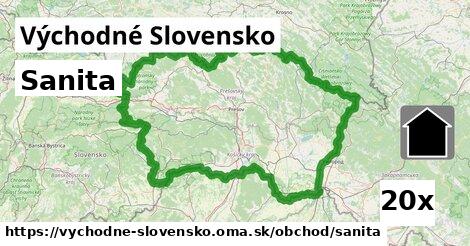 Sanita, Východné Slovensko