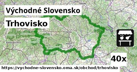 Trhovisko, Východné Slovensko