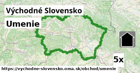 Umenie, Východné Slovensko