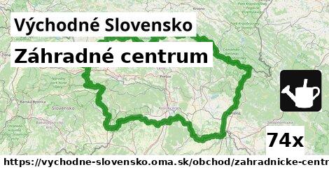 Záhradné centrum, Východné Slovensko