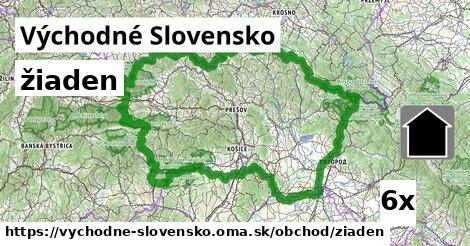 žiaden, Východné Slovensko