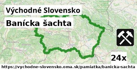 Banícka šachta, Východné Slovensko