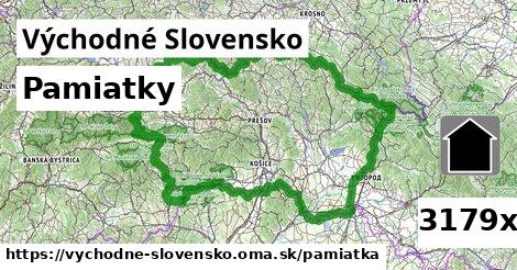 pamiatky v Východné Slovensko