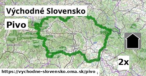 pivo v Východné Slovensko
