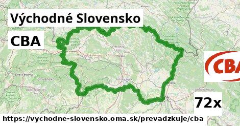 CBA v Východné Slovensko