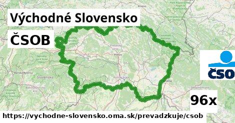 ČSOB, Východné Slovensko