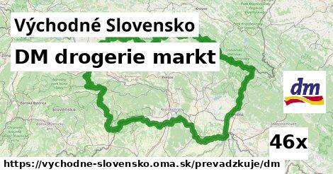 DM drogerie markt, Východné Slovensko