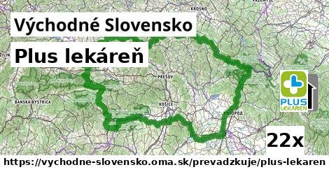 Plus lekáreň, Východné Slovensko