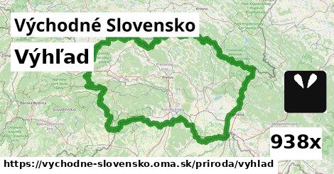 Výhľad, Východné Slovensko