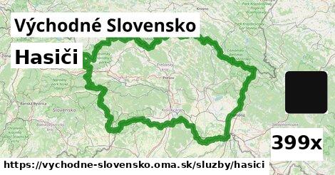 Hasiči, Východné Slovensko