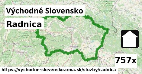 Radnica, Východné Slovensko