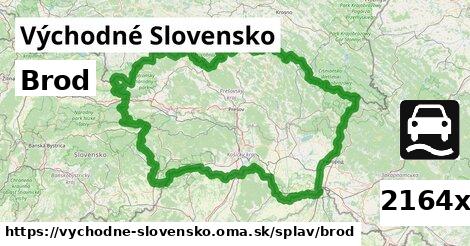 Brod, Východné Slovensko