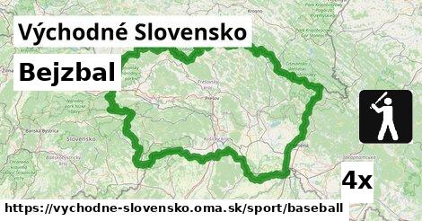 Bejzbal, Východné Slovensko