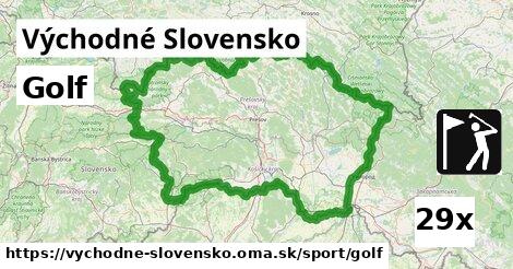 Golf, Východné Slovensko