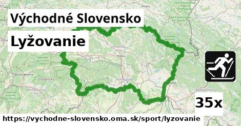 Lyžovanie, Východné Slovensko