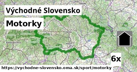 motorky v Východné Slovensko