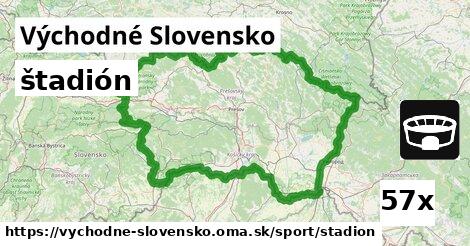 štadión, Východné Slovensko