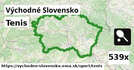 Tenis, Východné Slovensko
