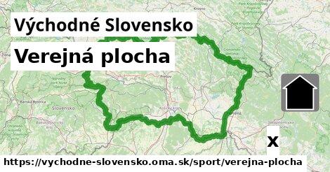 Verejná plocha, Východné Slovensko