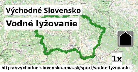 Vodné lyžovanie, Východné Slovensko