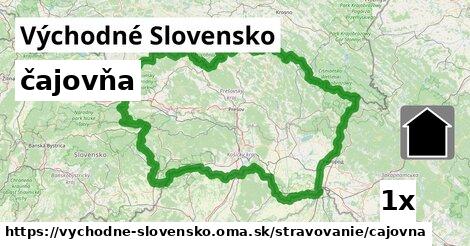 čajovňa, Východné Slovensko