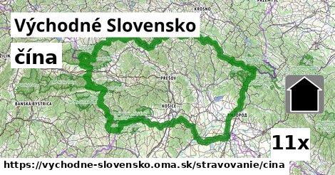 čína, Východné Slovensko