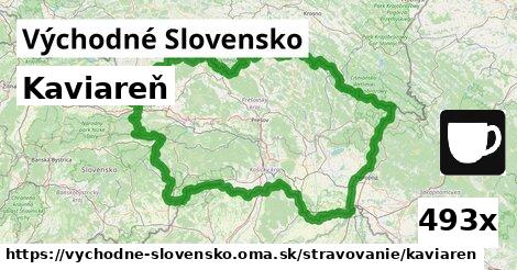 Kaviareň, Východné Slovensko