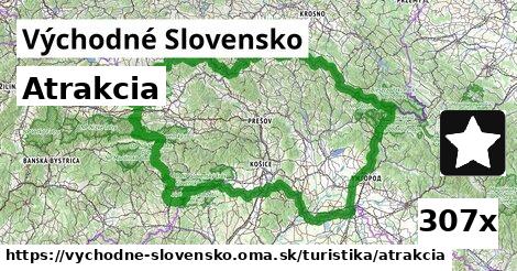 Atrakcia, Východné Slovensko