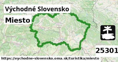 Miesto, Východné Slovensko