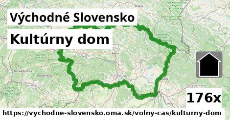 Kultúrny dom, Východné Slovensko