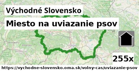 Miesto na uviazanie psov, Východné Slovensko