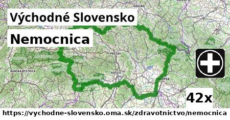 Nemocnica, Východné Slovensko