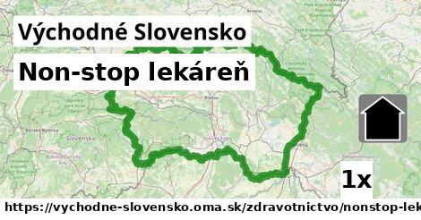 Non-stop lekáreň, Východné Slovensko