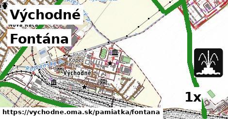 Fontána, Východné