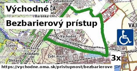 Bezbarierový prístup, Východné