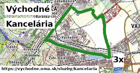 Kancelária, Východné