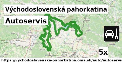 Autoservis, Východoslovenská pahorkatina