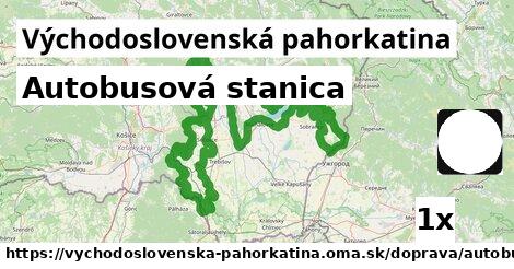 Autobusová stanica, Východoslovenská pahorkatina