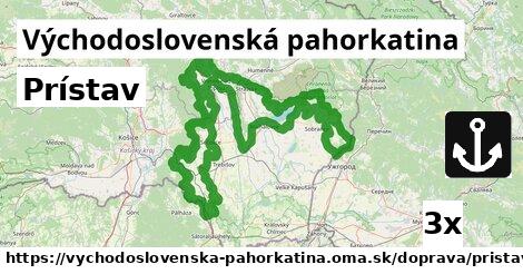 Prístav, Východoslovenská pahorkatina