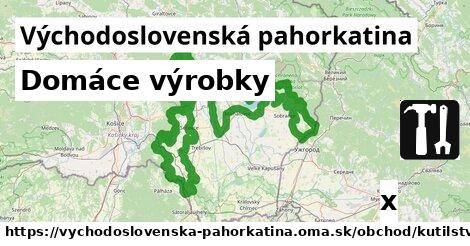 Domáce výrobky, Východoslovenská pahorkatina