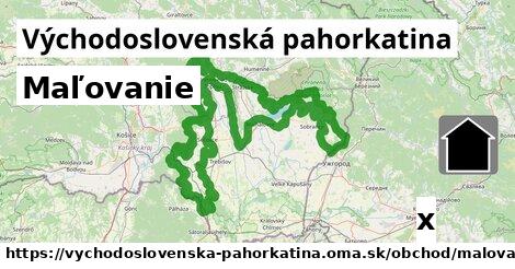 Maľovanie, Východoslovenská pahorkatina